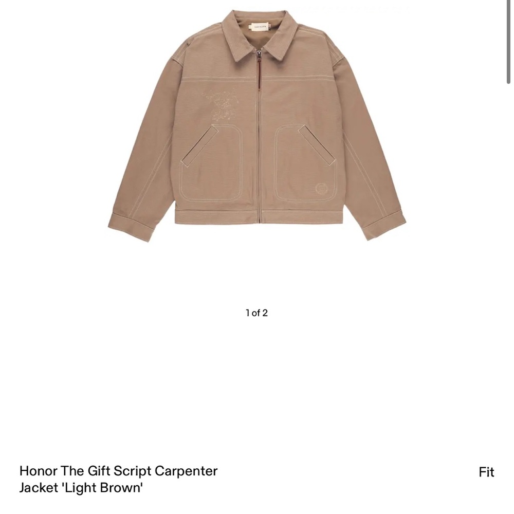 Honor The Gift Light Brown Carpenter Jacket